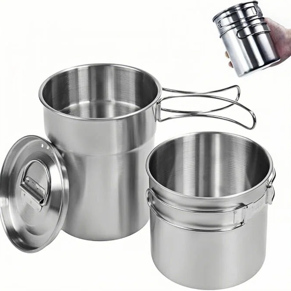 Camping Cooking Gadgets - Foldable Camping Cups Mugs Camping Pot