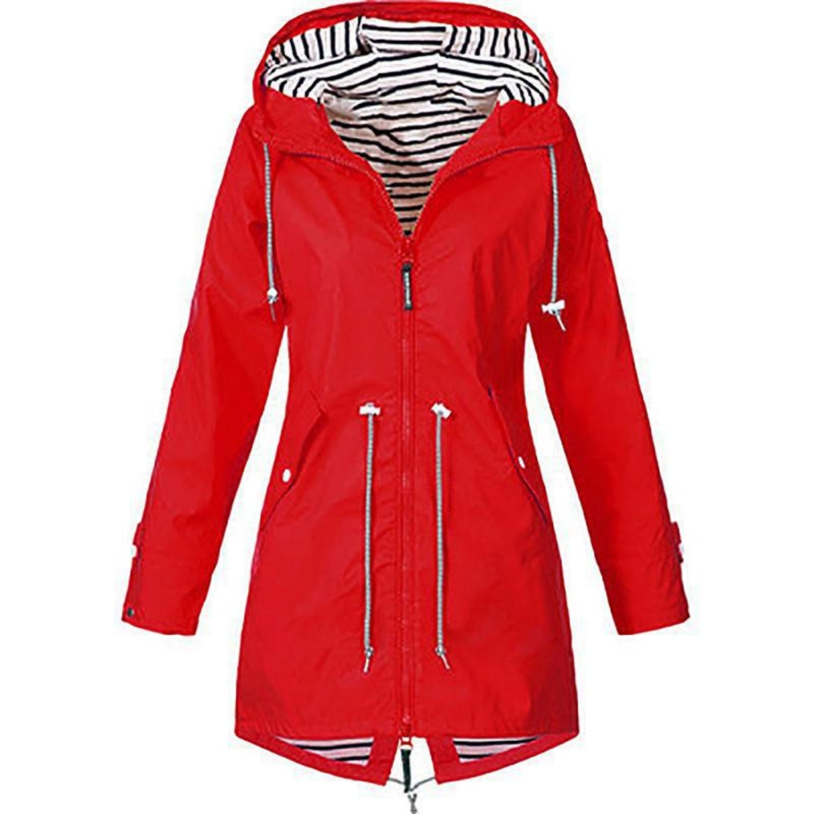 Camping Cooking Windbreak - 2025 New Long-sleeved Raincoat Zipper Women's