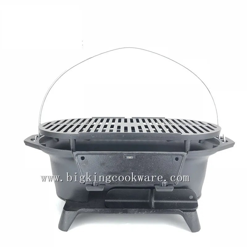 Camping Cooking Mesh - Cast Iron Grill Pan for Camping