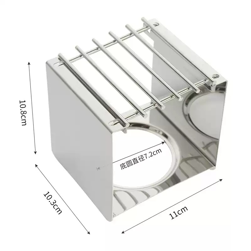 Camping Cooking Gadgets - Stainless Steel Square Coffee Stove Stand
