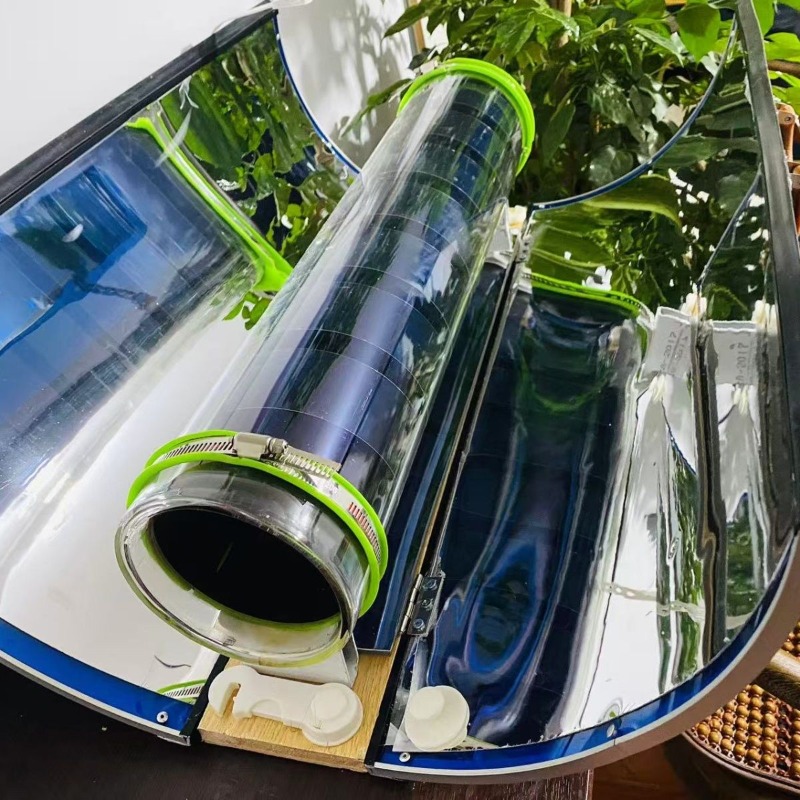 Solar Oven Camp - Solar burning box, folding lift solar
