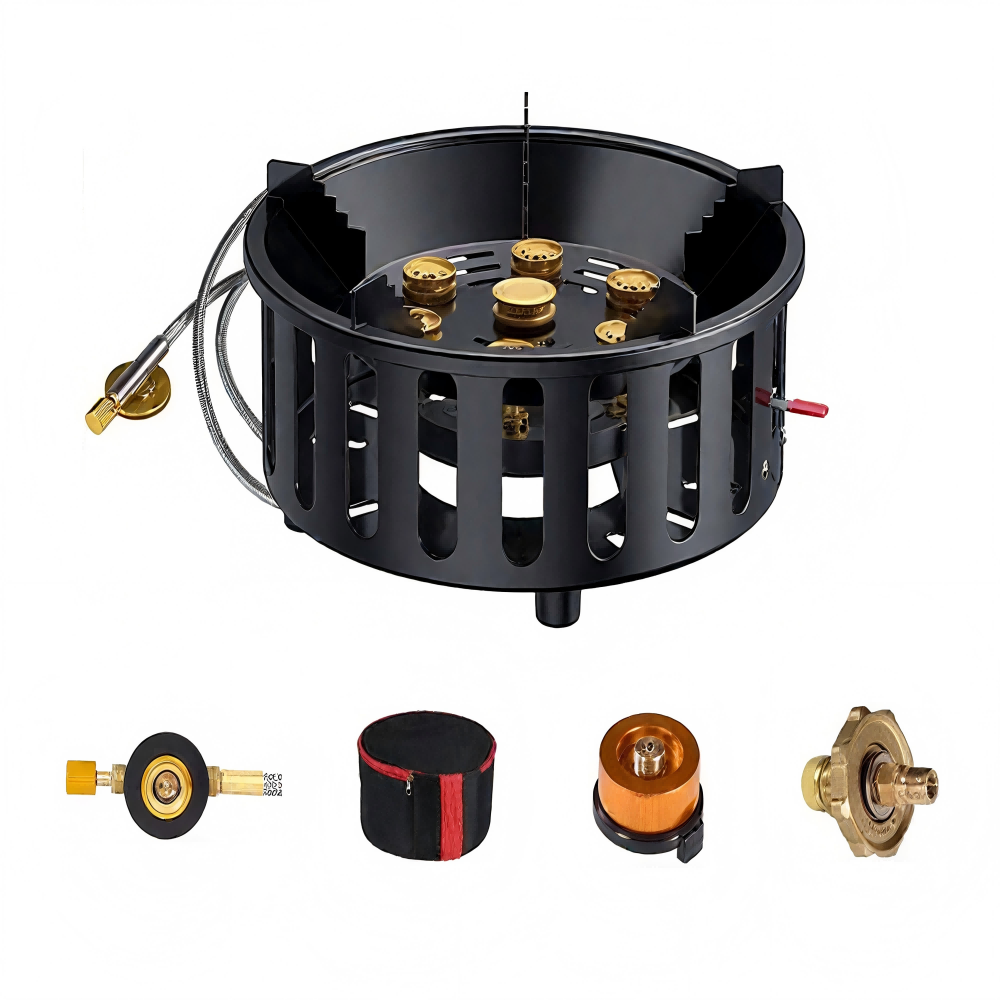 Camping Cooking Light - High-Power 7-Core 21000W Portable Camping Stove