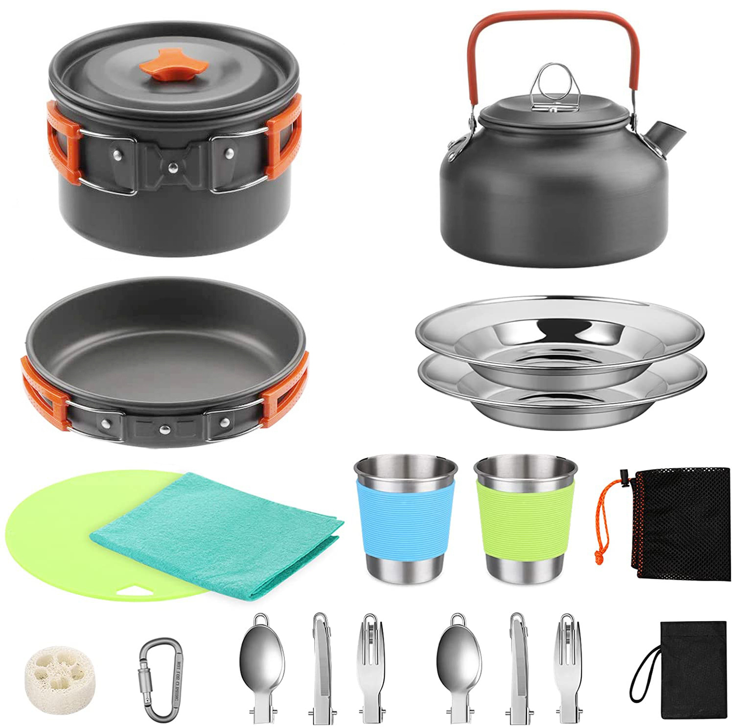 Outdoor Camping Cook Set with  - Camping Cooking Gear Set review and price