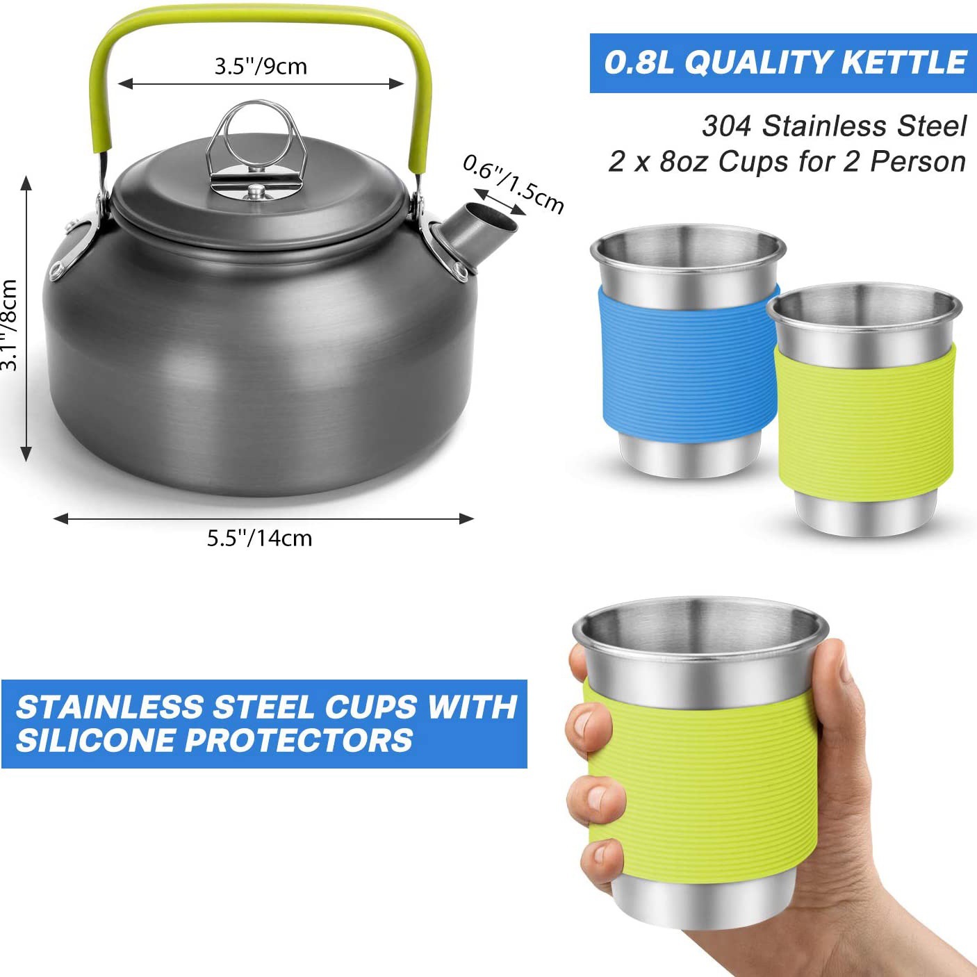 Outdoor Camping Cook Set with  - Camping Cooking Gear Set review and price