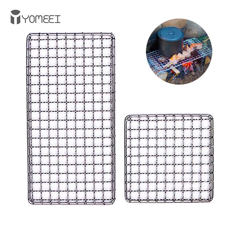YOMEEI 2Pcs Stainless Steel BB - Camping Cooking Mesh review and price