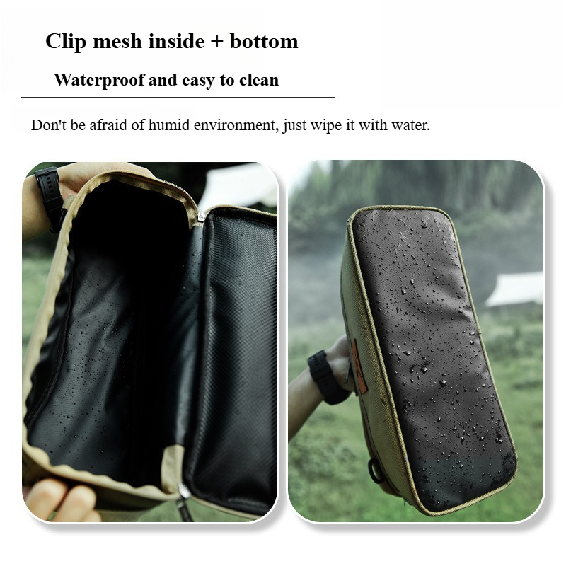 Khaki Outdoor Camping Storage  - Camping Cooking Utensil Organizer review and price