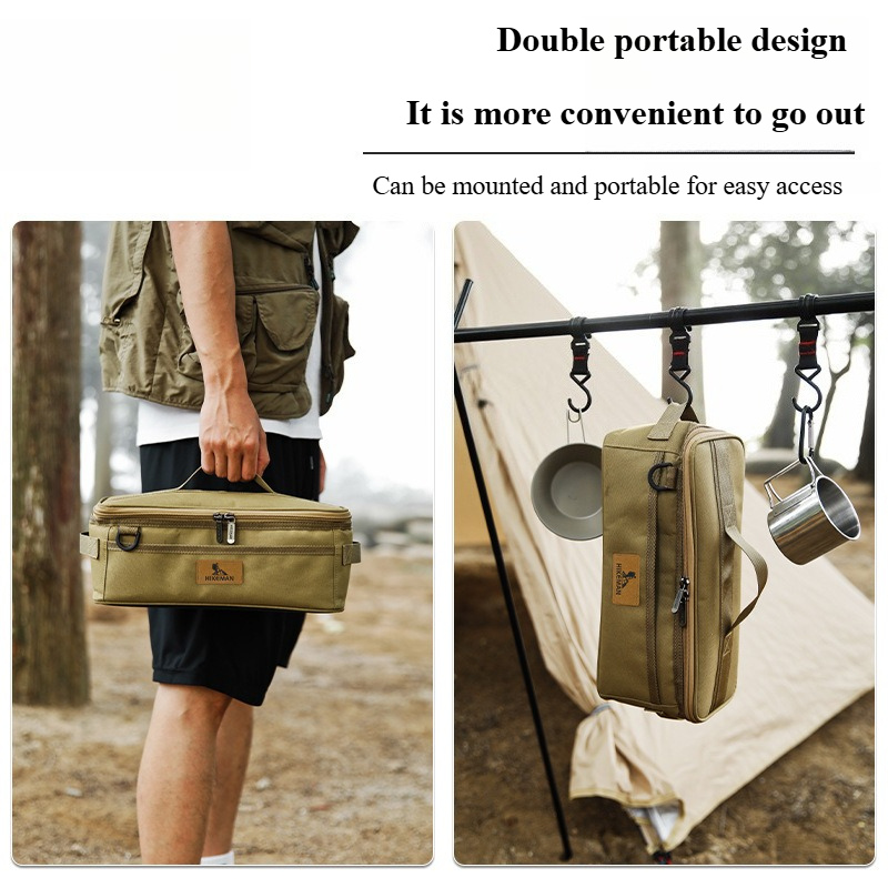 Khaki Outdoor Camping Storage  - Camping Cooking Utensil Organizer review and price