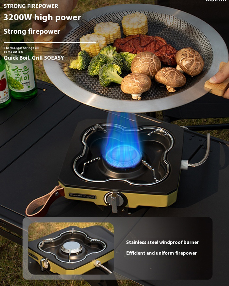 Buerk Desktop Outdoor Gas Stov - Camping Cooking Propane review and price