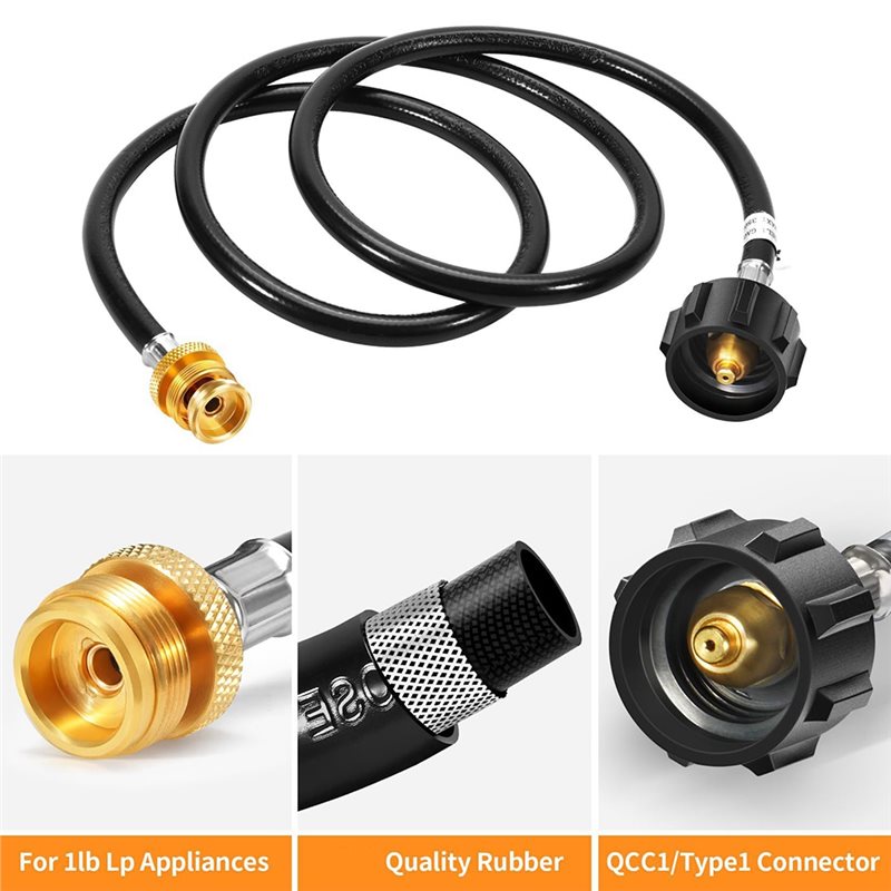 QCC Propane Tanks Adapter Hose - Camping Cooking Propane review and price