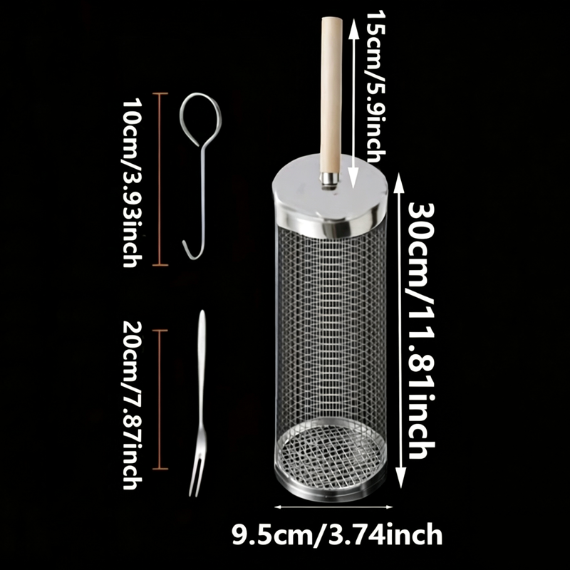 Food Grade Stainless Steel Rou - Camping Cooking Basket review and price