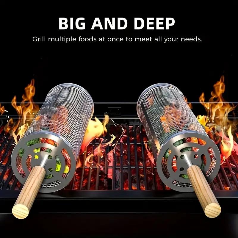 Food Grade Stainless Steel Rou - Camping Cooking Basket review and price