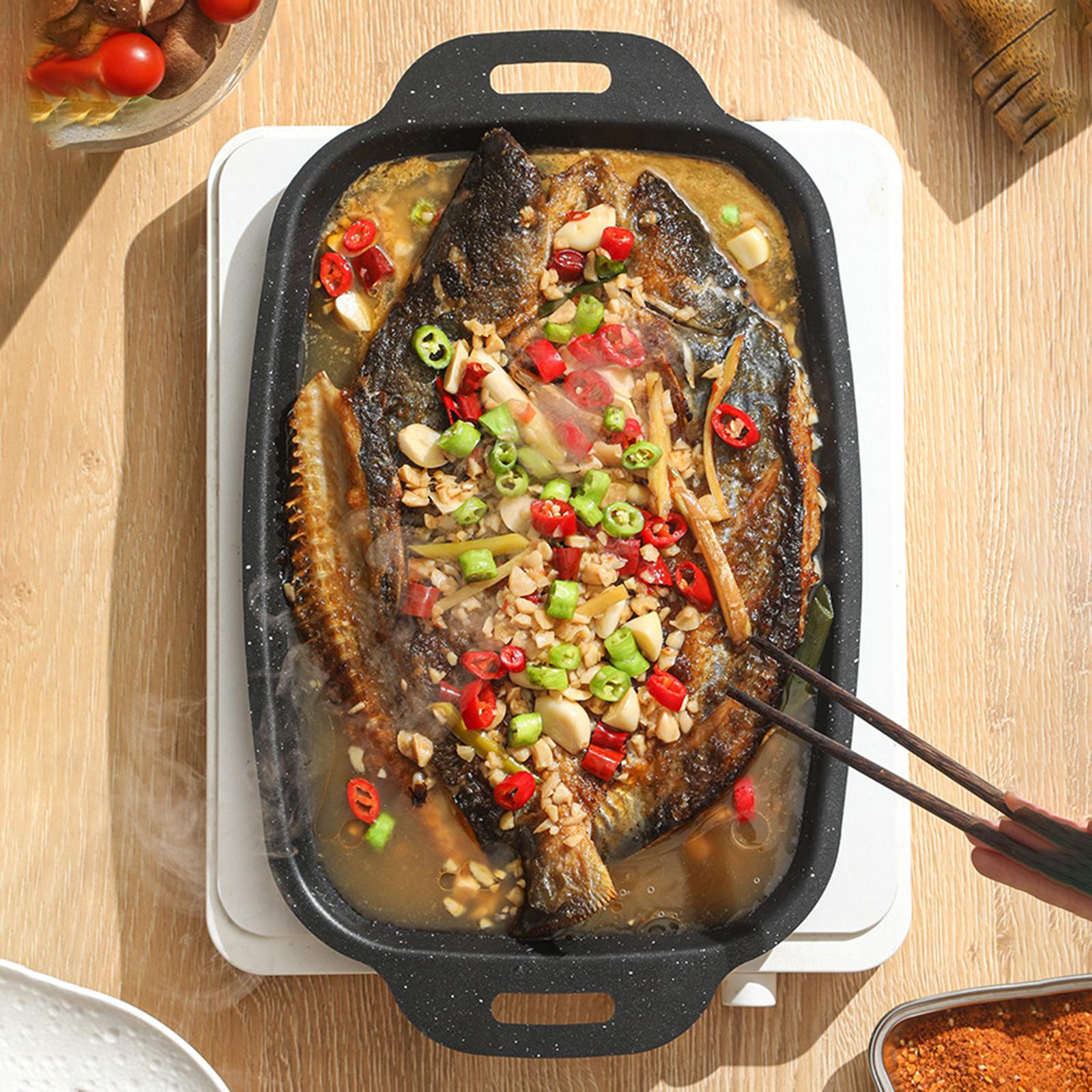 BBQ Pan Nonstick Carbon Steel  - Camping Cooking Wok review and price