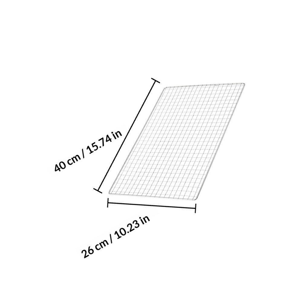 2Pcs Stainless Steel Barbecue  - Camping Cooking Mesh review and price