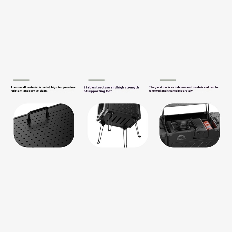 Portable Foldable Aluminum All - Camping Cooking Gear Set review and price