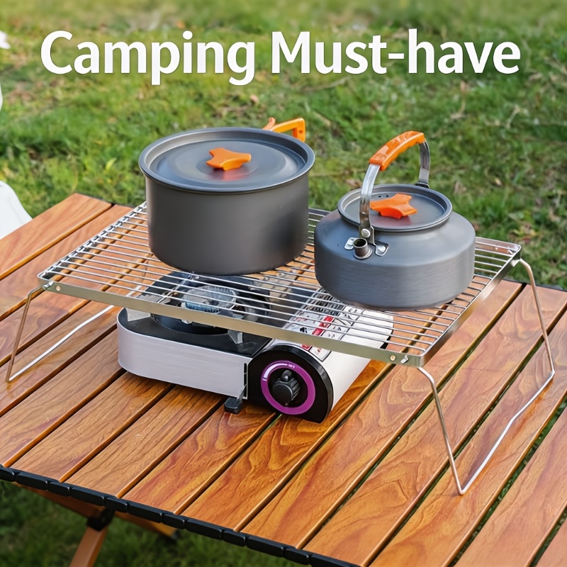 Portable Foldable Stainless Ca - Camping Cooking Pot review and price