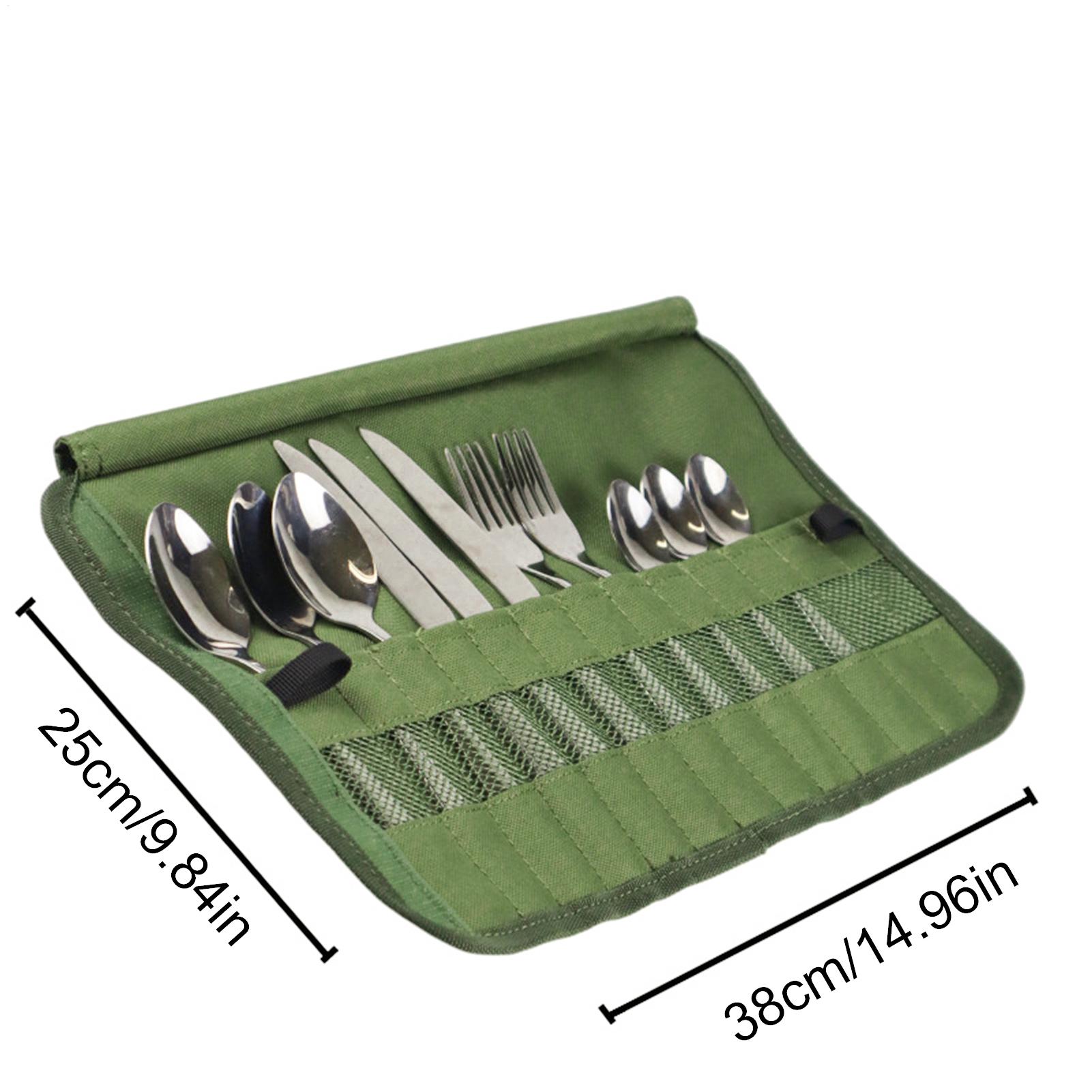 1pc Cuisine Storage Bag Travel - Camping Cooking Utensil Organizer review and price