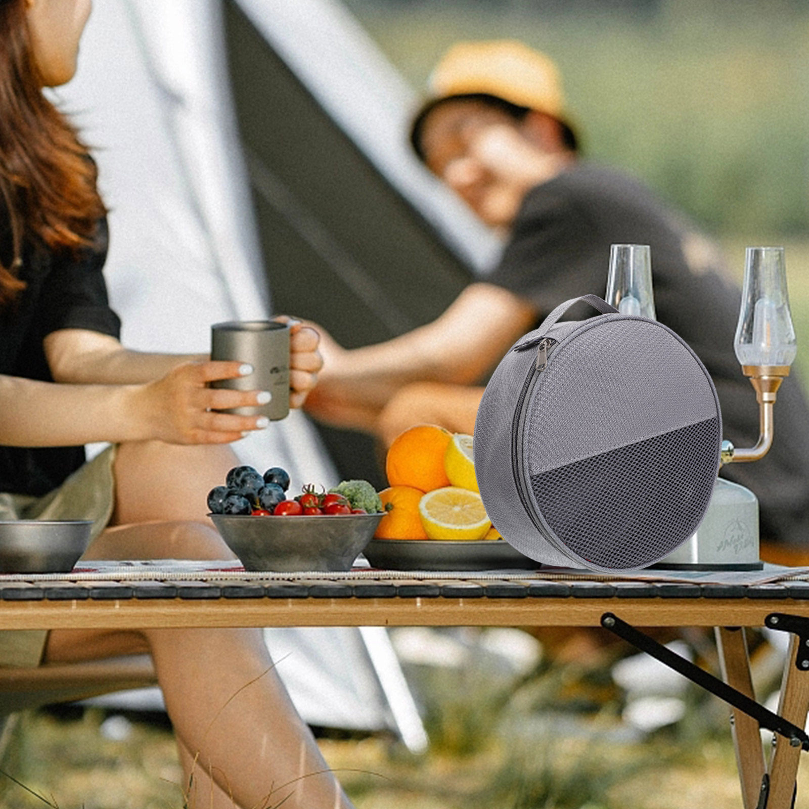 Picnic Tableware Bag Spacious  - Camping Cooking Utensil Organizer review and price