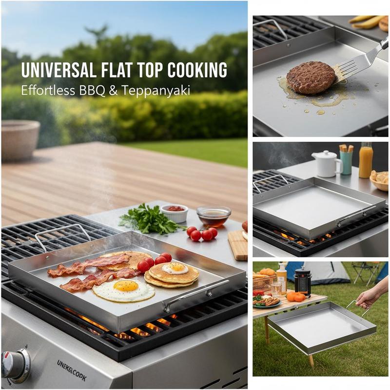 Universal Flat Top Griddle 18x - Camping Cooking Wok review and price
