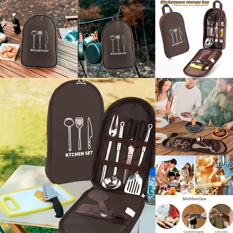Outdoor Cooking Bag Camping St - Camping Cooking Utensil Organizer review and price