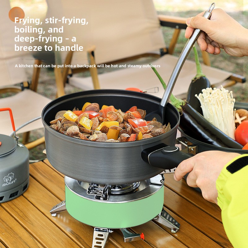 2026Bulin non-stick pan Outdoo - Camping Cooking Wok review and price