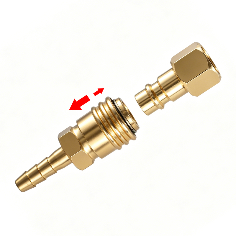 8mm Brass LPG Gas Quick Releas - Camping Cooking Propane review and price
