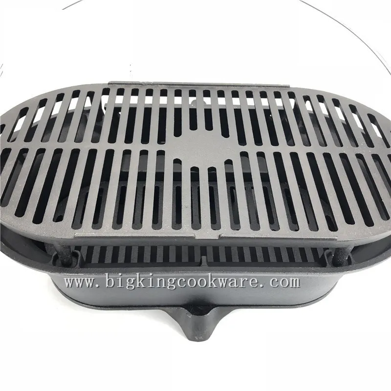 Cast Iron Grill Pan for Campin - Camping Cooking Mesh review and price
