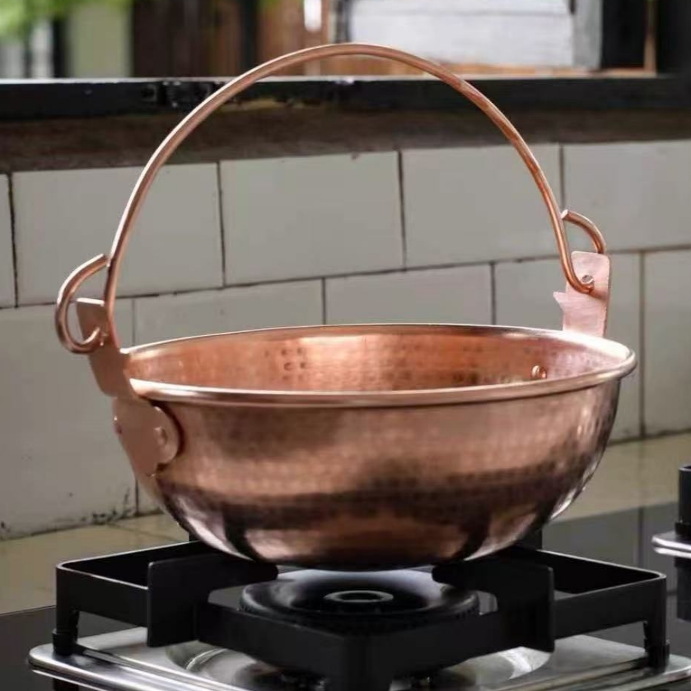 Vintage Copper Hanging Pot,Out - Camping Cooking Pot review and price