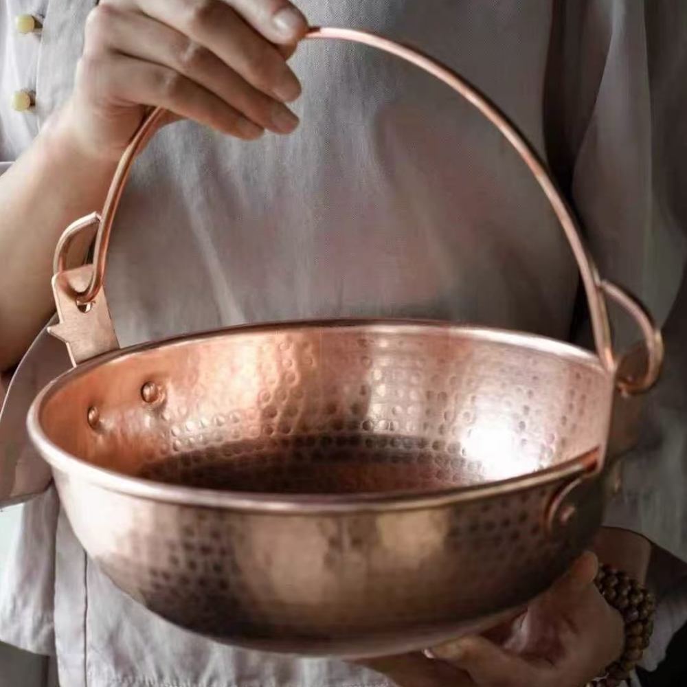 Vintage Copper Hanging Pot,Out - Camping Cooking Pot review and price