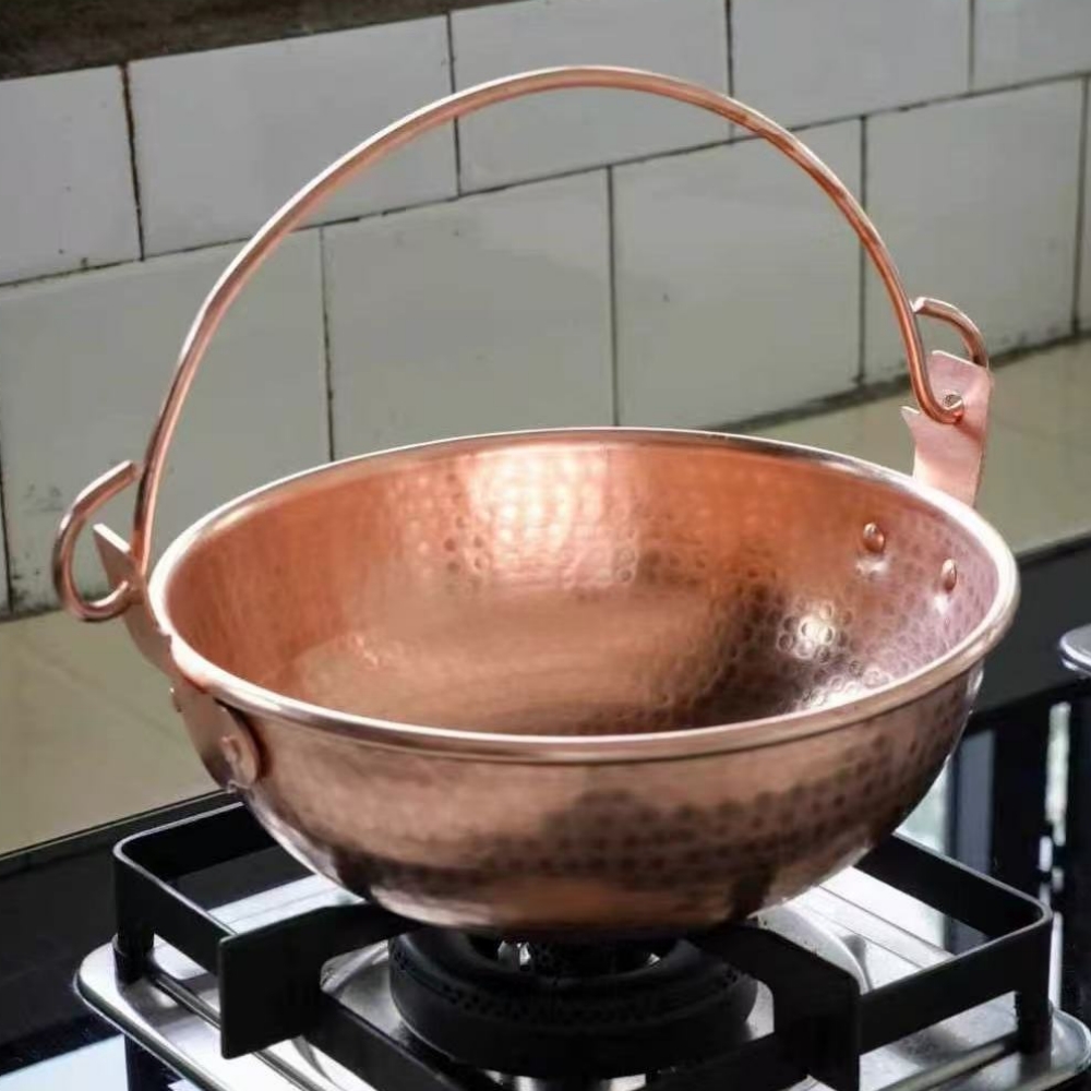 Vintage Copper Hanging Pot,Out - Camping Cooking Pot review and price