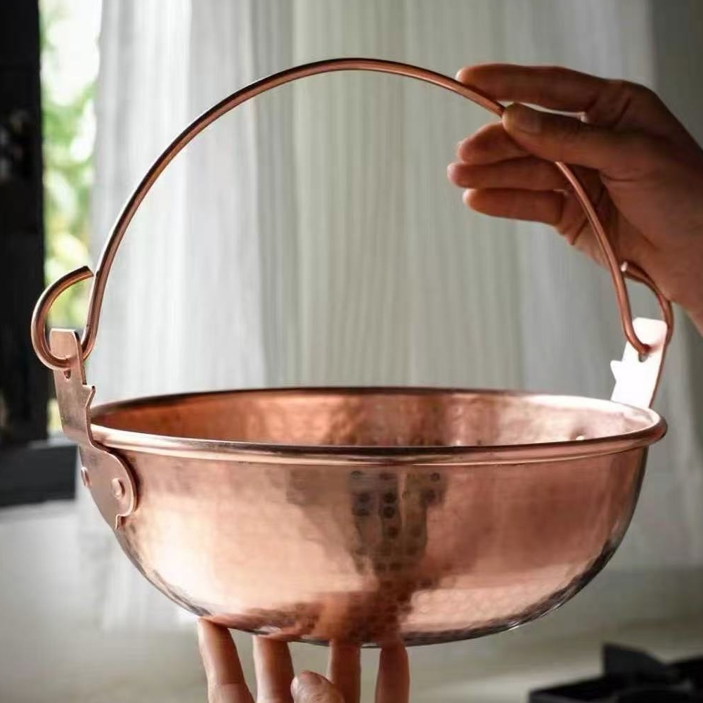 Vintage Copper Hanging Pot,Out - Camping Cooking Pot review and price