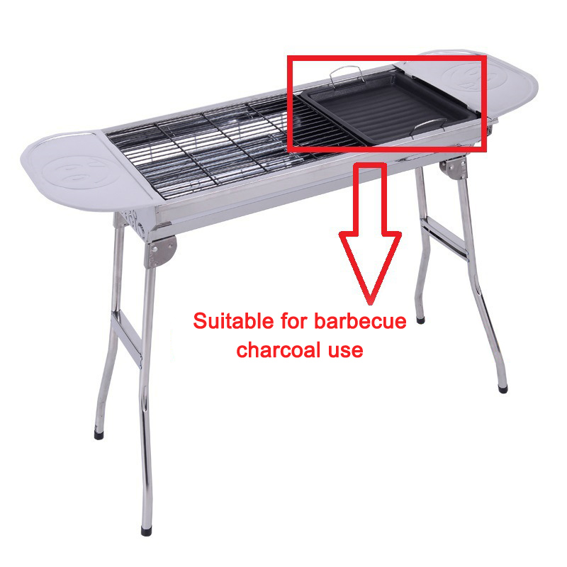 Outdoors Thick Square Grill Pa - Camping Cooking Wok review and price