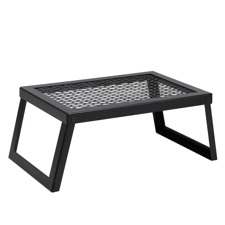 Folding Campfire Grill Heavy D - Camping Cooking Over Fire review and price