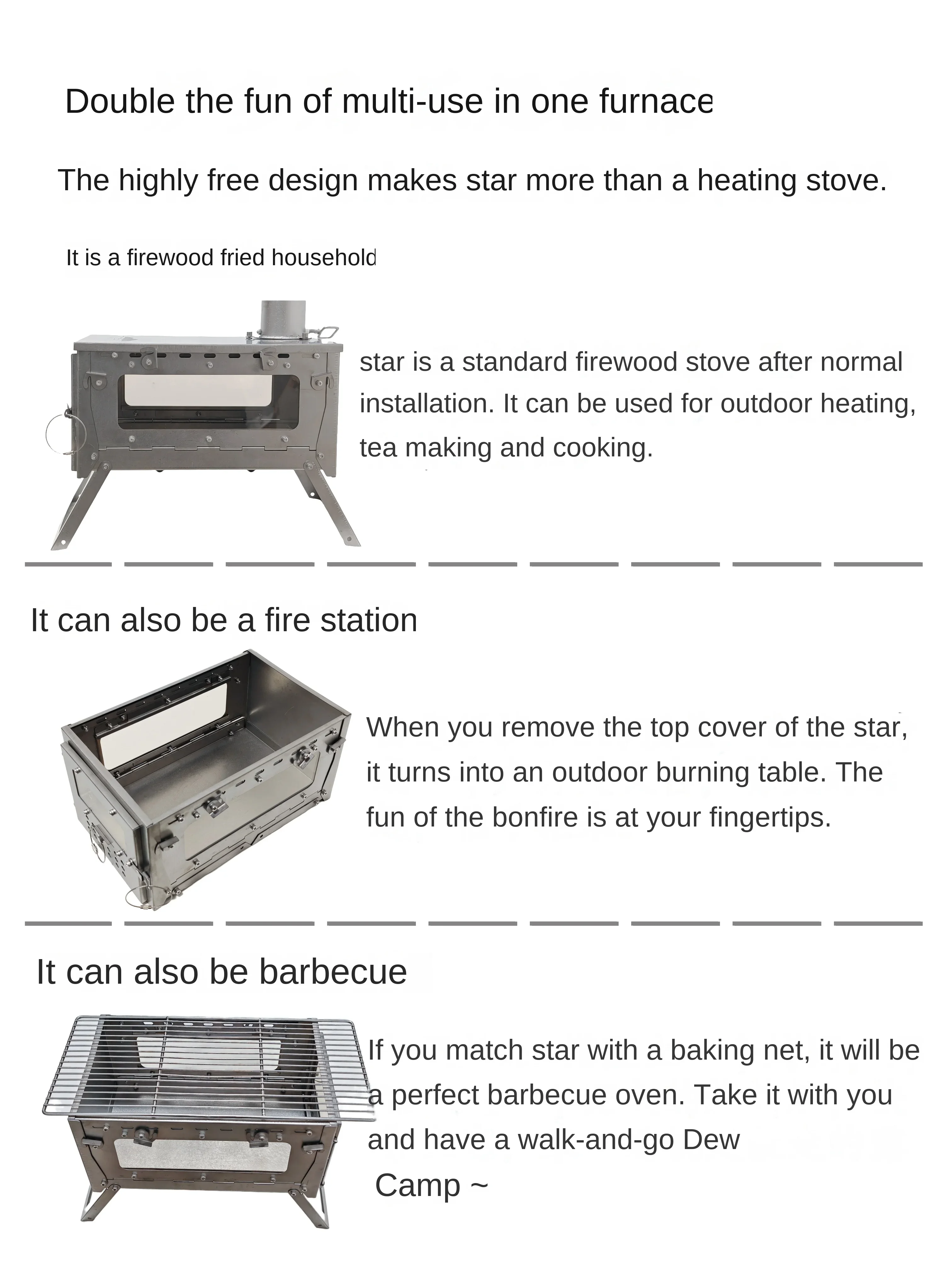 WT Star Ti Titanium Alloy Fold - Camping Cooking Light review and price