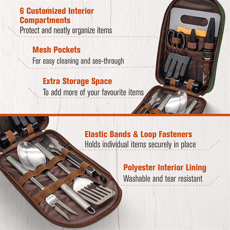 Portable Outdoor Cooking Bag C - Camping Cooking Utensil Organizer review and price