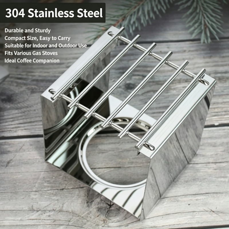 Stainless Steel Square Coffee  - Camping Cooking Gadgets review and price