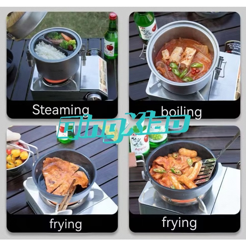 Outdoor 304 Stainless Steel Mu - Camping Cooking Pot review and price