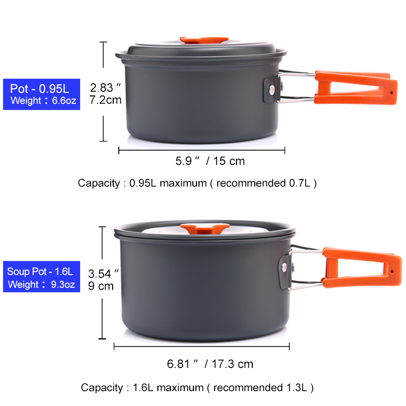 Widesea Camping Outdoor Cookwa - Camping Cooking Gear Set review and price