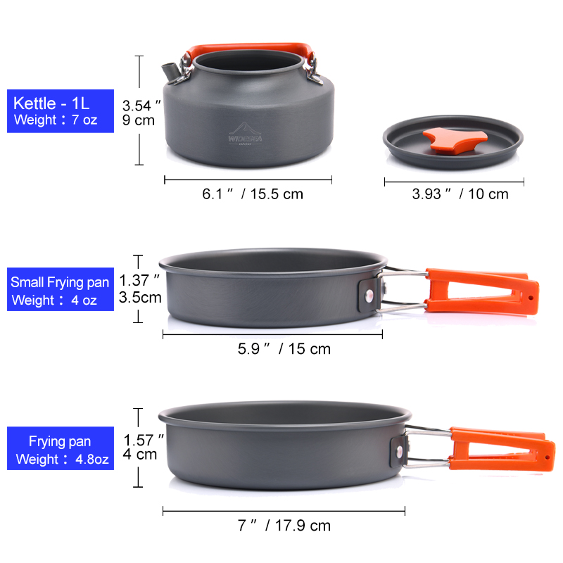 Widesea Camping Outdoor Cookwa - Camping Cooking Gear Set review and price