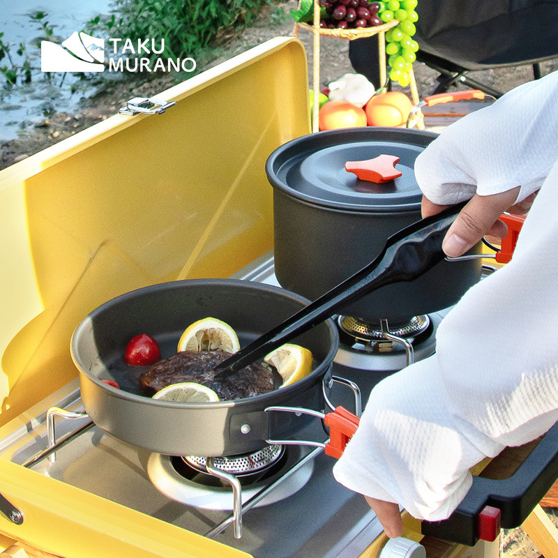 Camping Cookware Set Outdoor C - Camping Cooking Gear Set review and price