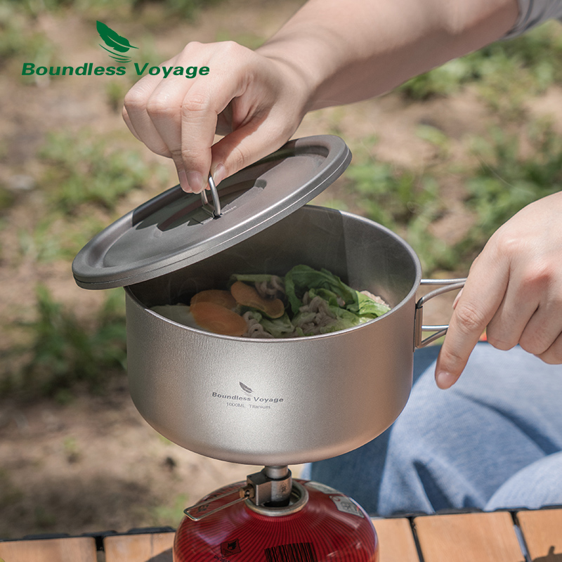 Boundless Voyage Titanium Camp - Camping Cooking Pot review and price
