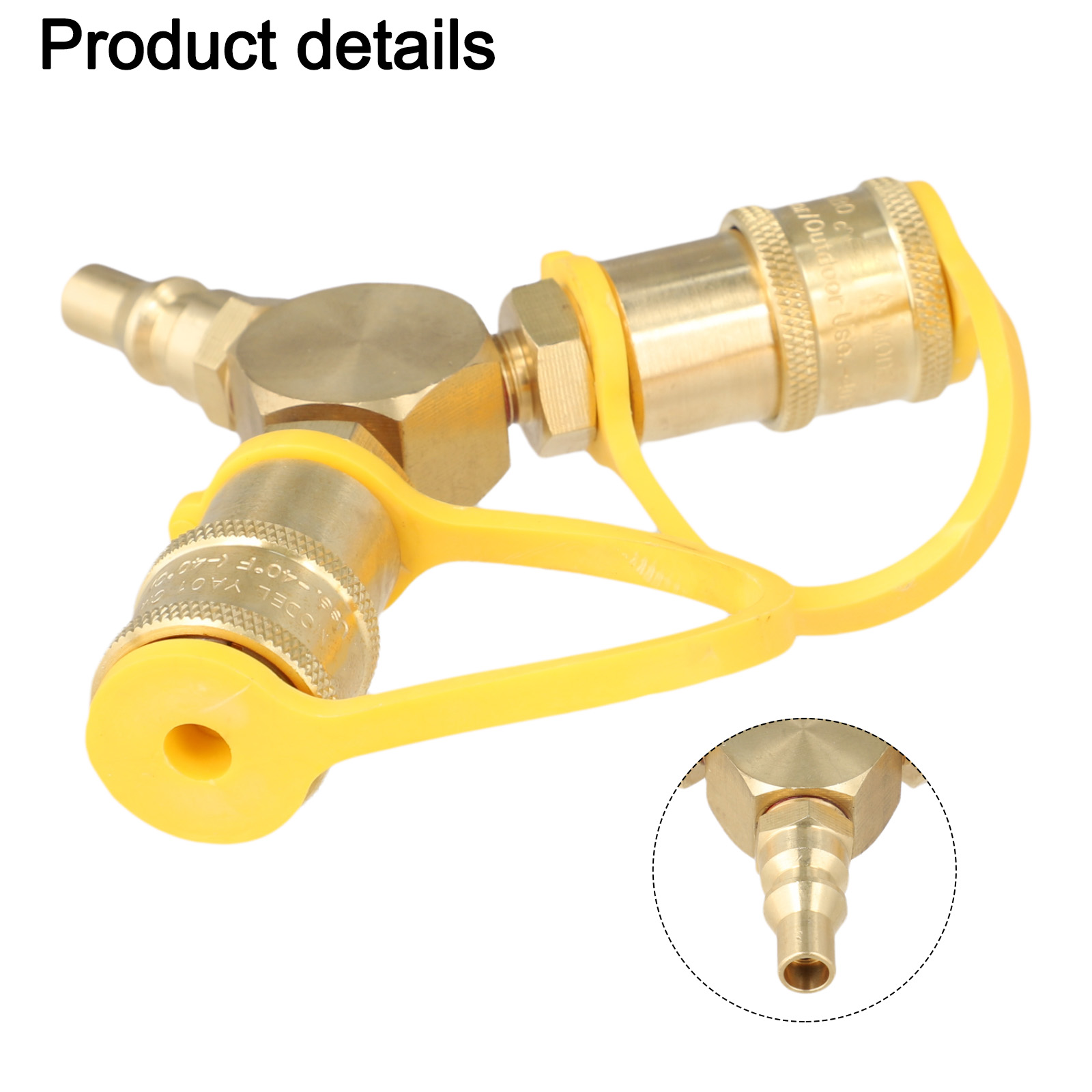 Brass 1/4 Inch Quick Connect Y - Camping Cooking Propane review and price