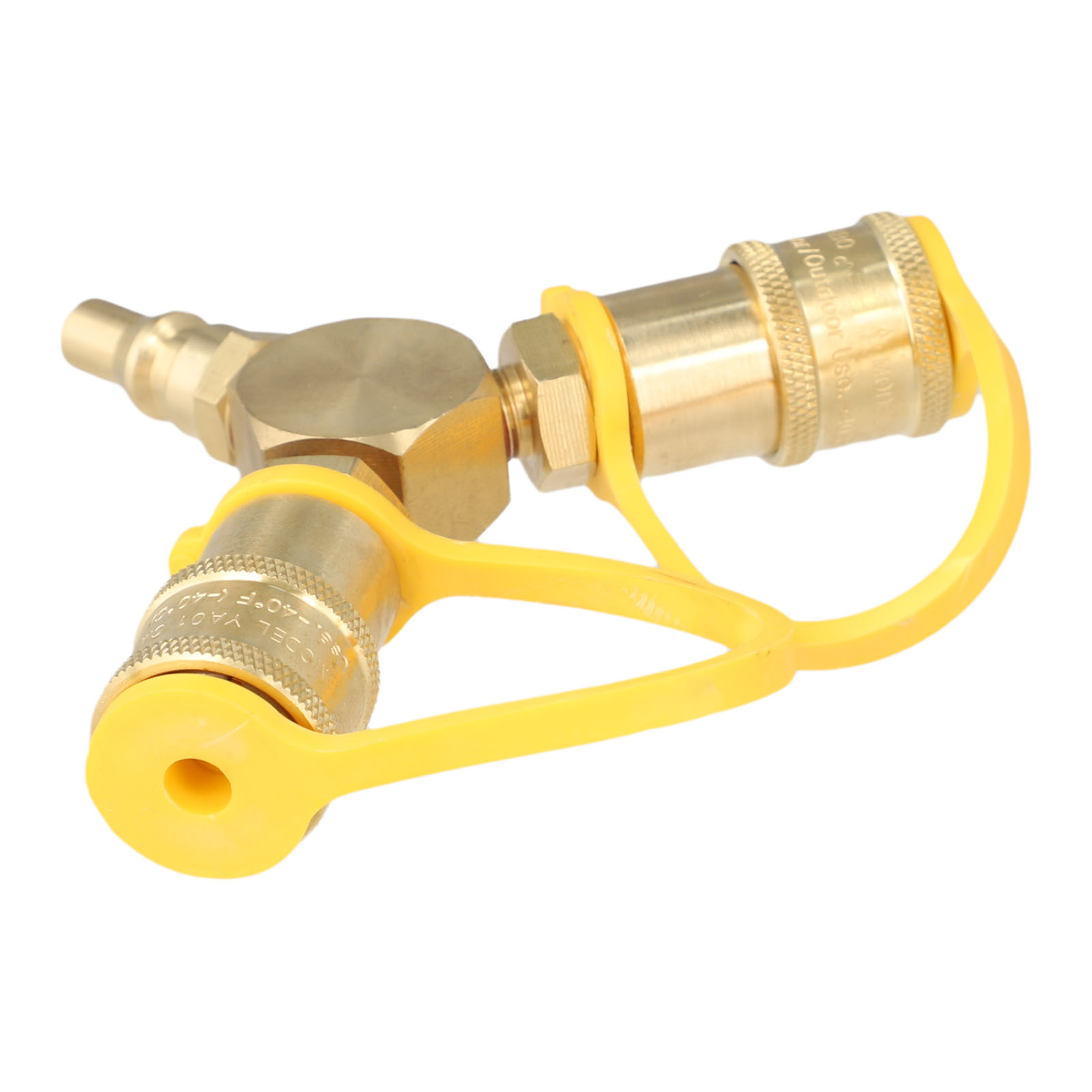 Brass 1/4 Inch Quick Connect Y - Camping Cooking Propane review and price