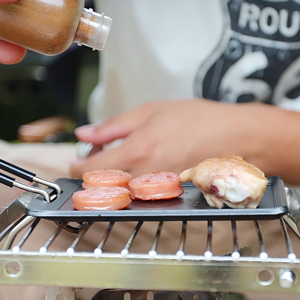 Camping Frying Pan Outdoor Por - Camping Cooking Wok review and price