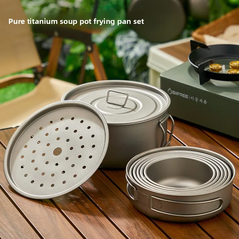 Titanium Outdoor Pot Set Picni - Camping Cooking Mesh review and price