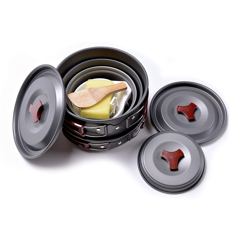 Outdoor Camping Cookware Kit N - Camping Cooking Wok review and price